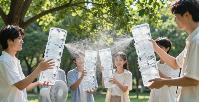 大冰块降温方法_北京夏季防暑降温大冰块_大冰块户外活动使用时长